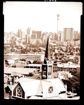 Johannesburg, 1976. City view.