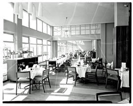 Johannesburg, 1962. Jan Smuts airport. Restaurant.