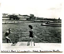 Port Elizabeth, 1954. Tidal swimming pool.
