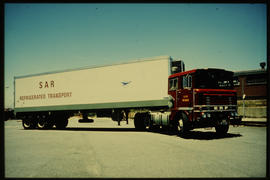 SAR ERF  truck No MT80563 with refrigeration trailer.