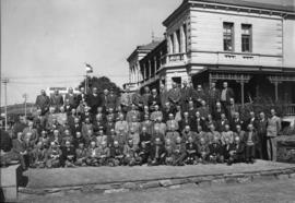 Pretoria, 17 May 1944. Pioneers of NZASM at NZASM House.