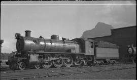 Cape Town. SAR Class 5BR No 725 at Paarden Eiland depot.