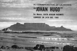 Cape Town, 24 December 1965. Launching of 'Johan Hugo'.