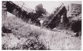 Mafeking district, circa 1900. Anglo-Boer War. Bridge at Maritzani near Mafeking.