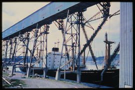 East London, 1968. Grain loading facility in Buffalo Harbour.