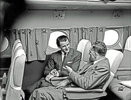 
SAA Douglas DC-4 Skycoach interior.
