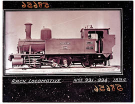 
NZASM rack locomotive No 994 'Vaderland' built by Emil Kessler No 2844 in 1897.
