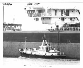 Durban, January 1971. Pilot boat in Durban Harbour.