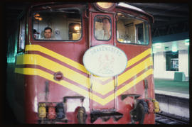 SAR Class 5E1 with the Drakensberg passenger train.