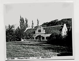 Franschhoek district, 1956. La Provence homestead.
