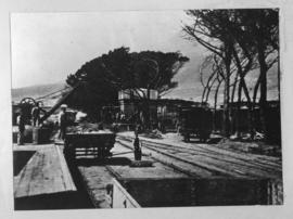 Cape Town, 1862. First railway station.