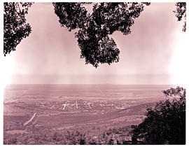 "Louis Trichardt, 1971. View of the town from the Soutpansberg."