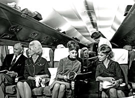 
SAA Douglas DC-7B interior.
