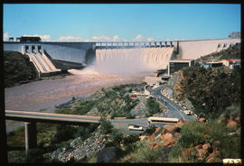 Colesberg district, 1972. Verwoerd dam overflowing.