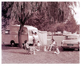 "Bethlehem, 1960. Caravan park."