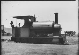 Cape Town. Narrow gauge shunting engine owned by the Imperial Cold Storage Co. Built by Avonside ...