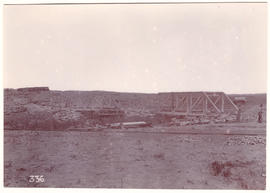 Circa 1900. Anglo-Boer War. Wilge River bridge.