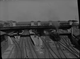 Johannesburg, 1936. Train leaving station.