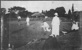 Ladysmith, 14 April 1925. Bowling green. (Album on Natal electrification)