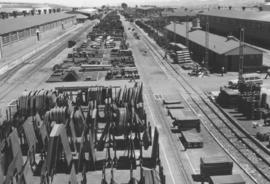 Pretoria, March 1963. Koedoespoort steel stores.