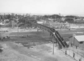 Cape Town, June 1955. New footbridge at Mutual station.