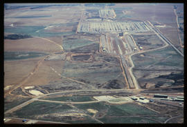 Bapsfontein, September 1984. Aerial view of Sentrarand marshalling yard. [D Dannhauser]