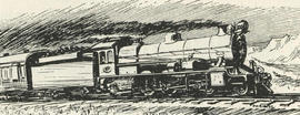 Sketch of SAR Class 16 by artist Francis Sibson.