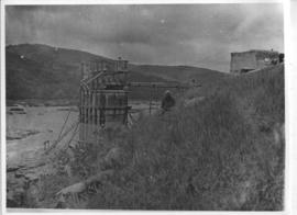 Circa 1902. Construction Durban - Mtubatuba: Tugela Bridge, pier 16 in progress. (Album on Zulula...
