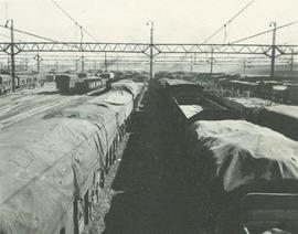 Johannesburg, 1948. Germiston, 1948. Locomotive yard.