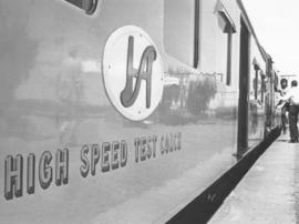 November 1976. High speed test coach.
