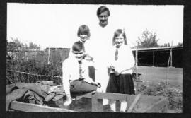 Circa 1925. Mrs Jones and her children. (Album on Natal electrification)