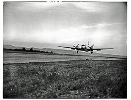 
SAA Vickers Viking landing.
