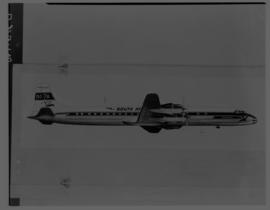 January 1956. Sketch drawing of Douglas DC-7B.