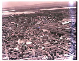 Springs, 1954. Aerial View of business district.