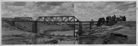 Standerton, January 1945. Bridge over Vaal River repaired after accident on 11 January.