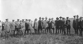 Johannesburg, 6 February 1915. Group of officers of the Defence Rifle Association at Canada Junct...