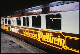 SAR TranSit 'Southern Sun Fun Train' at station platform.
