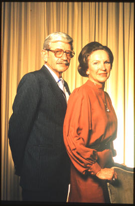 
Minister Hendrik Schoeman and wife.
