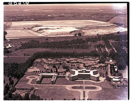 Springs, 1954. Aerial view of Far East Rand hospital.