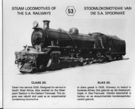 SAR postcard series No 53: SAR Class 20.