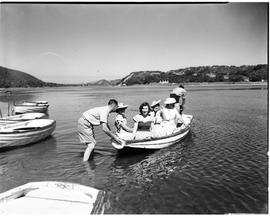 Wilderness, 1949. Boating on the lagoon.