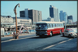 Durban. SAR Mercedes Benz tour bus No MT16945. SAS Toeristediens. SAR Tourist Service. Note left ...