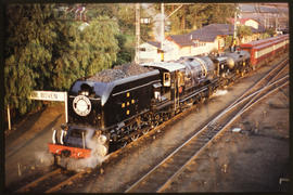 Waterval-Boven, May 1979. SAR Class GMAM with headboard 'Steam to Tzaneen 24-27 May 1979 Historic...