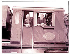 
Drivers in cab of SAR Class GEA No 4001.
