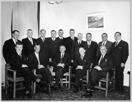 Johannesburg, 1966. Locomotive superintendents and inspectors for the Johannesburg region. (Donat...