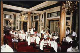 Johannesburg, 1991. Interior of Blue Room restaurant at Park Station.