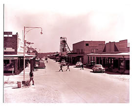 Tsumeb, South-West Africa, 1957. Business street.
