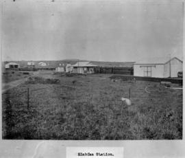 Circa 1902. Construction Durban - Mtubatuba: Hlabisa station. (Album on Zululand railway construc...