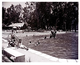 "Aliwal North, 1952. Hot springs swimming pool."