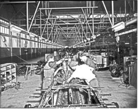 Port Elizabeth, 1948. Ford motor factory.